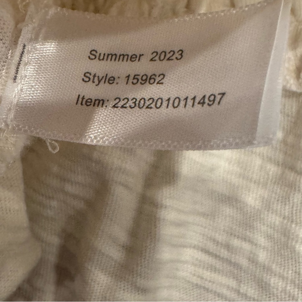 Marine Layer White Ruffle Tank Top - Picture 6 of 9